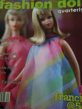 Fashion Doll Quarterly Fdq Summer 2016 Anouk,  Doll Treasures Matilda Pink Franci