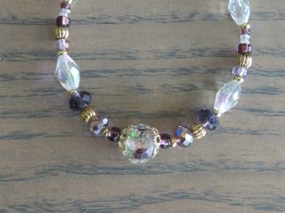 Gorgeous OOAK Purple Necklace for 18 