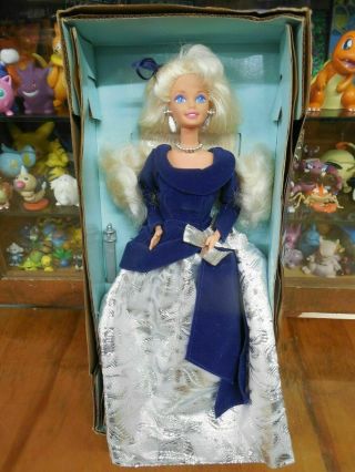 Avon Exclusive Special Edition Winter Velvet Barbie Figure Doll By Mattel 1995