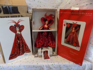 Barbie Bob Mackie Queen Of Hearts With Carton Displayed Ret.  2 Box
