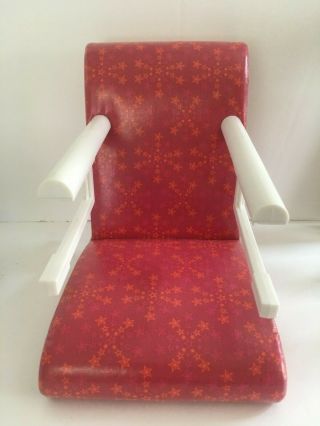 American Girl Doll Treat Seat Red Stars Clip On Booster Chair Fashion Show