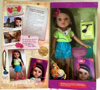 Hearts For Hearts Girls Consuelo From Mexico 14 In.  Doll W/box & Outfit