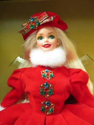1996 Mattel Jewel Princess Barbie,  Holiday Doll