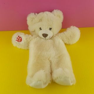Build A Bear Unstuffed Plush Teddy Bear 15 " Cream Tan Smile