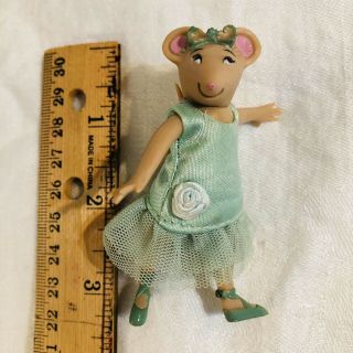 Angelina Ballerina Figure 3.  25 " Figurine Poseable Toy Small Mouse Ballet Dance