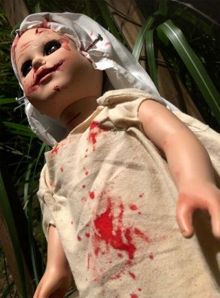 Creepy Doll Henrietta - Handmade Haunted Baby Doll By Designer Gianna Renee Ooak