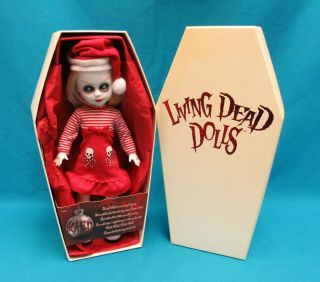 Mezco Living Dead Dolls Nohell Christmas Doll 2010 Mezco Direct Exc With Coffin