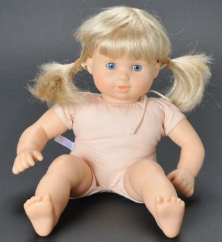 Pleasant Co American Girl Bitty Baby Twin Doll 2002 Blond Blue Eyes No Clothes