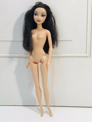 My Scene Barbie Model Muse Ooak Black Hair