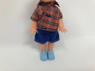DRESSED MATTEL TOMMY DOLL - OUTFIT SHOES BARBIE FRIEND boy Rooted Hair 3