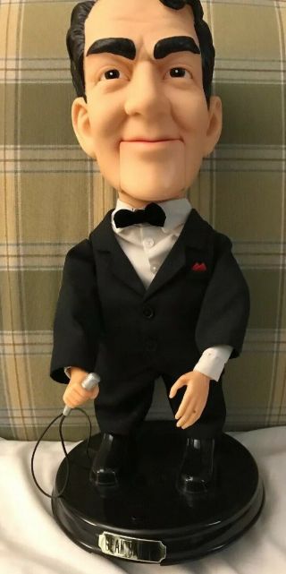 18” Dean Martin Singing Doll Figurine Does Sing And Head Moves.