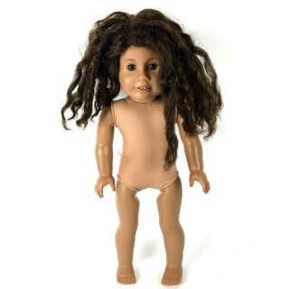 American Girl Doll Truly Me 26 Medium Skin Brown Curly Hair Brown Eyes 18 In