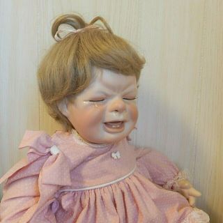 Jena Judith Turner 21 " 1987 Porcelain Crying Baby Doll 112/350