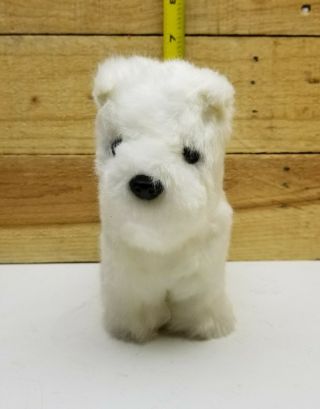 American Girl Doll Pet Dog Coconut White Westie Plush Stuffed Animal Retired Pet