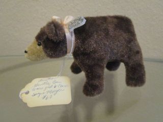 Artist Joyce Mayer Handmade Miniature Brown Bear " Gentle Ben " Bears Just - B - Claws