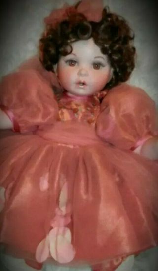 Marie Osmond 24 " Remember Me Coming Up Roses " Doll 10th Anniversary W/box -