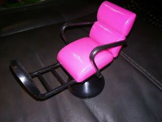 1995 Mattel Barbie Doll Beauty Salon Spa Shop Reclining Pink Barber Cute Chair