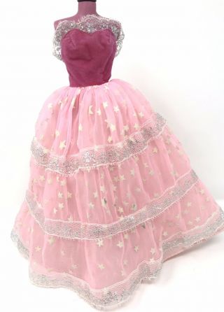 Barbie Doll 1985 Dream Glow Dress Clothes 80s Mattel Fashion 2248