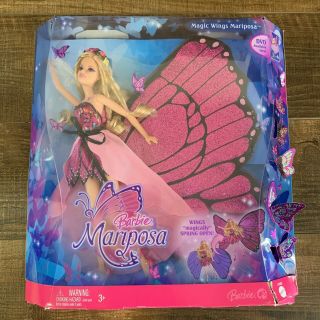 Mattel 2008 Barbie Magic Wings Mariposa Doll Butterfly Fairy