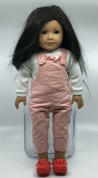 American Girl Doll Kit With Tons Of Accessories (black Hair,  Blue Eyes)