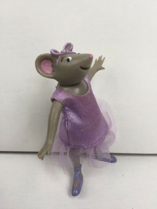 Angelina Ballerina Mouse Toy 3.  25 " Poseable Figure American Girl
