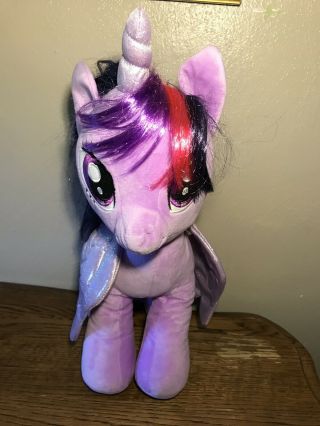 Build A Bear Bab My Little Pony Purple Twilight Sparkle Unicorn Pegasus Plush