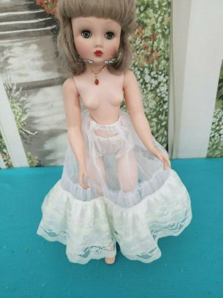 Vintage Doll 19 - 20 " Dress Gown Petticoat Slip For Cissy Miss Revlon