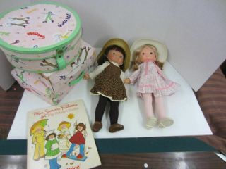 Vintage 1978 Fisher - Price My Friend Jenny Dolls W/cases,  Clothes,  Patterns