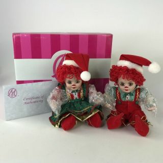 Marie Osmond Jingles & Belle Tiny Tots Doll Set Christmas Knickerbocker C79717