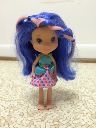 Hasbro Strawberry Shortcake Blueberry Muffin 6 " Doll Color Changing Hair