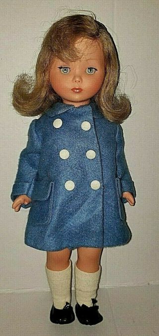 Vintage Furga 15 " Doll With Tagged Outfit Made In Italy
