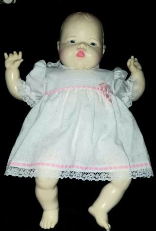 Vintage 1983 Ideal Toy Corp/cbs 18 " Thumbalina Doll/crier Dress