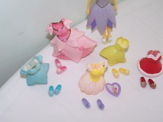 Polly Pocket Disney Tinkerbell Outfits Shoes Wings Heart Peter Pan 2