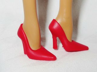Shoes Barbie Doll Model Muse Cyndi Lauper Red Ladies Of The 80s Pumps High Heel