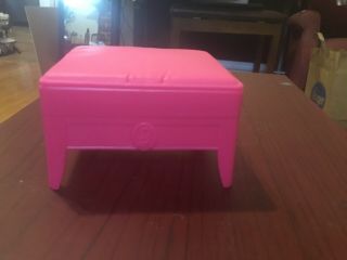 2013 Barbie Dream House PINK OTTOMAN Living Room Replacement Piece GG 2