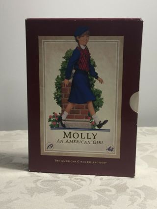 Pleasant Company American Girl " Molly " 6 Book Box Set 1986 First Edition