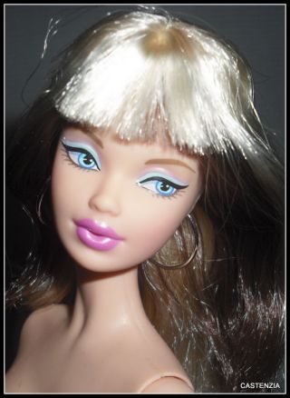 Nude Barbie Mattel Hello Kitty Blond/brunette Model Muse Steffie Doll For Ooak