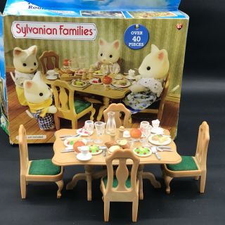 Calico Critters Sylvanian Families Dinner Party Set Epoch Uk 4705
