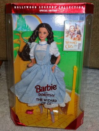 Barbie As Dorothy In The Wizard Of Oz Hollywood Legends Pre - Owned 1994
