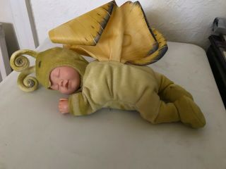 Anne Gedes Butterfly Doll Green Sleeping Baby Doll