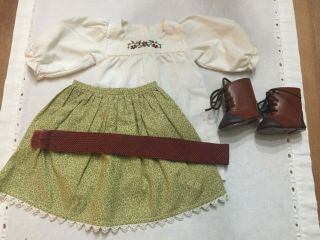 American Girl Josefina Harvest Outfit And Riding Boots,  Euc