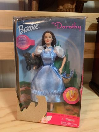 Dorothy In The Wizard Of Oz 1995 Talking Barbie Doll,  Slippers Light Up
