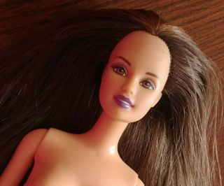 Barbie Doll Nude - Teresa - Long Brown Hair - Soft Belly - Adorable - Flaws
