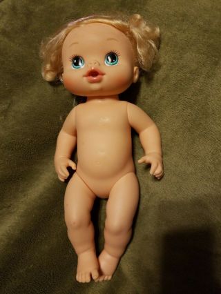 Baby Alive Doll 2008 Hasbro Europe Now Green Eyes Drink And Wet Blonde