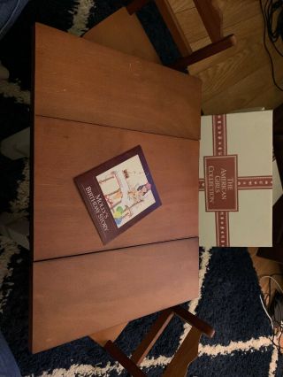 American Girl Doll Molly Drop Leaf Table And 2 Chairs