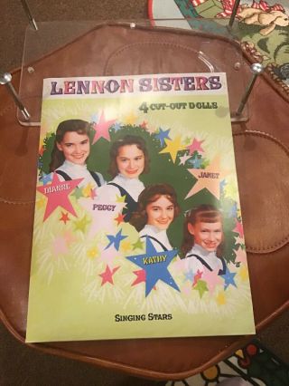 Vintage The Lennon Sisters The County Fair Paper Doll Cut Outs Uncut