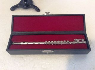 American Girl Flute Set with Stand Sheet Music Case LN Retired 2