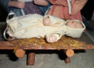 Austin Drake Nativity Porcelain Dolls Jesus Mary Joseph Christmas Holy Night 93 3