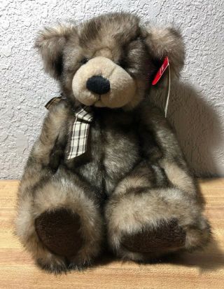 Russ Bears From The Past “cappuccino” Plush Stuffed Teddy Bear Sitting 12 "