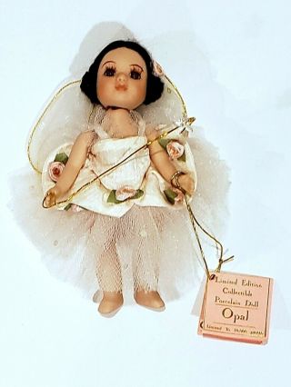 Florence Maranuk Opal Fairy 5.  5 " Porcelain Doll By Show Stoppers,  Tag